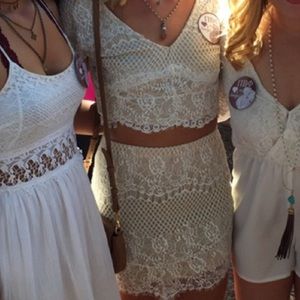 Sabo skirt lace two piece